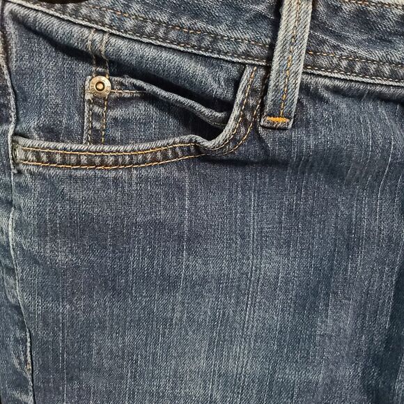 Eddie Bauer Womens Jeans Blue Size 8 Cotton Blend Classic Boot Cut Stretch - Picture 11 of 12